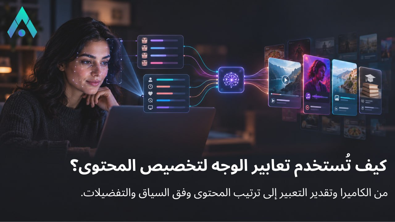 تحليل تعابير الوجه بالكاميرا وتخصيص المحتوى: كيف تعمل أنظمة التوصية الواعية بالعاطفة؟